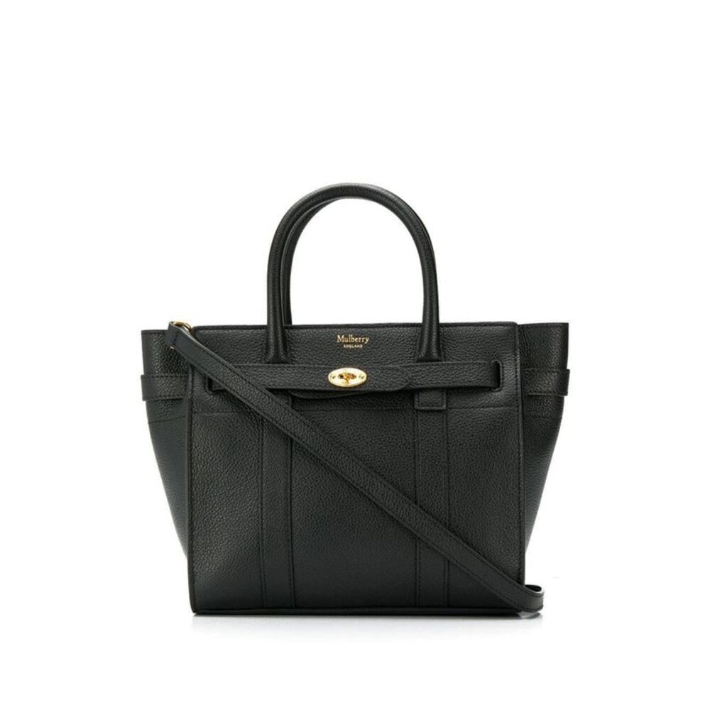 Mulberry Women Batswater Small Black Leather Handbag  Mulberry Woman